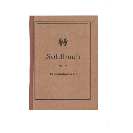 Soldbuch SS wersja do 1942 - replika