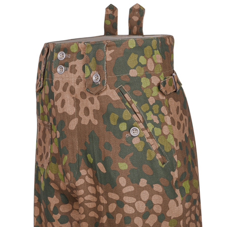M44 Erbsentarn field trousers - pea dot - repro