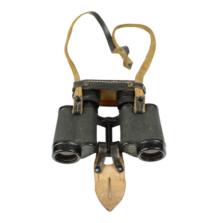 Swedish military binoculars with case - Surplus