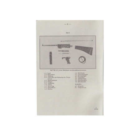 Die Maschinenpistole MP722(f)/MAS 1935 instrukcja - replika