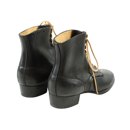 German ankle boots Schnurschuhe M37, blackened - Fredericci