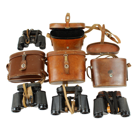 Swedish military binoculars with case - Surplus