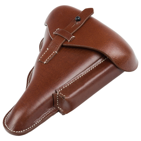 P08 police holster - brown - repro