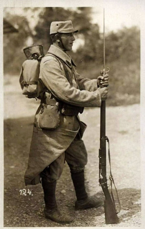 Bagnet francuski Lebel wz. 1886 z jelcem - replika