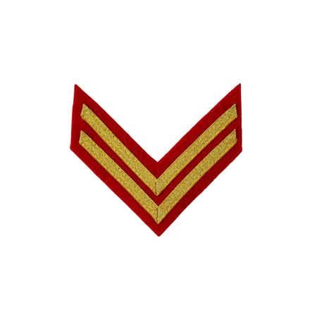 Soviet Chevrons - sleeve patches, Lieutenant M40, pair