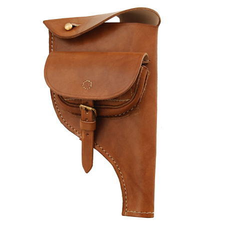 Revolvertasche M91 - brown leather - repro