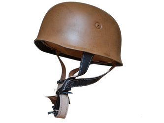 Stahlhelm M38 for LW paratroopers, sand camo aged - repro