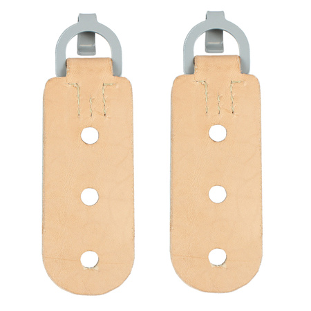 M39 Tornister flaps for Y-straps - black/natural - pair - repro