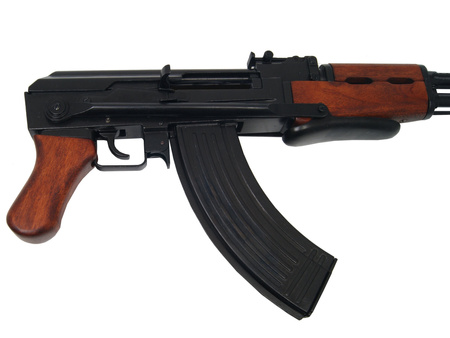 AK-47 assault rifle - folding stock - model gun