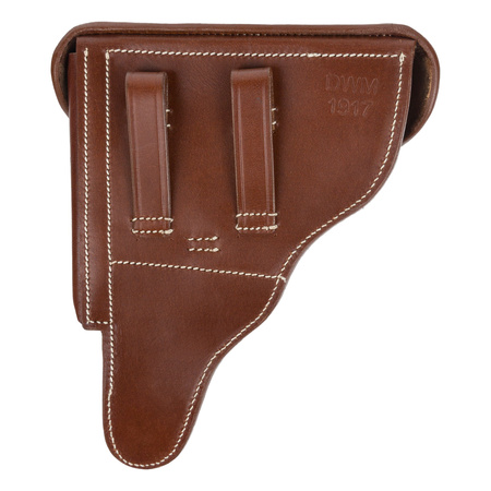 P08 police holster - brown - repro