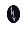 Nachrichtentruppen Abzeichen - signal troops sleeve patch - blue grey