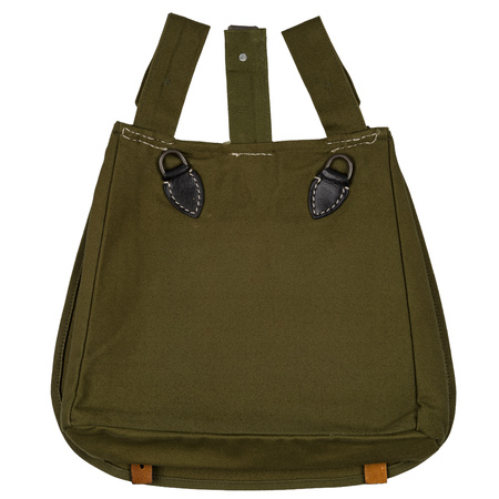 German M31 bread bag with black leather - repro