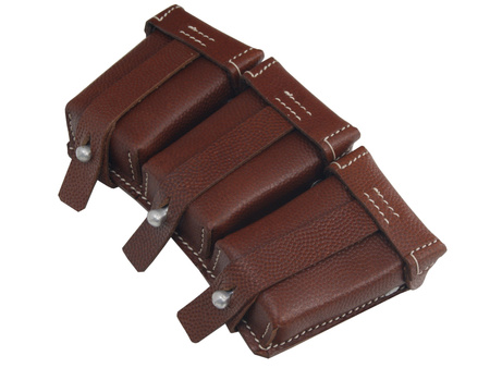 WH/LW 98k ammo pouch - brown - repro