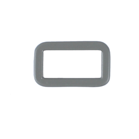 Aluminiowa ramka spłaszczona typu D-ring, szary mat - replika