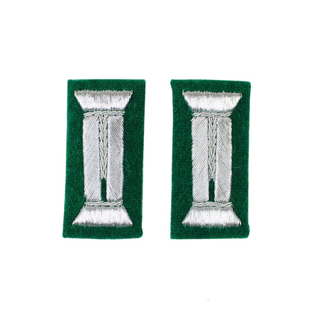 Officer Waffenrock cuff tabs - "mountain units" - repro