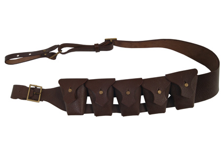 P1903 Bandolier - leather repro