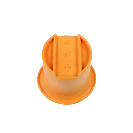 M31 canteen cup, orange - plastic - repro