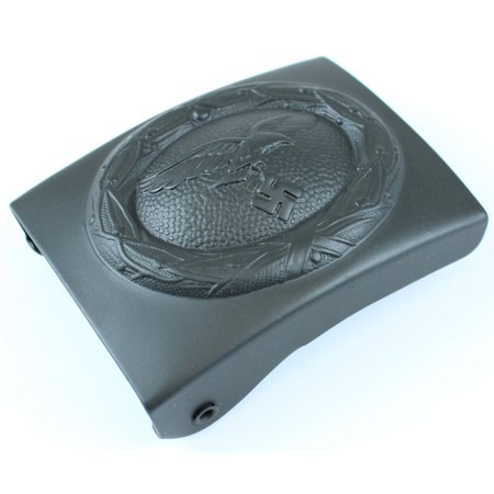 Luftwaffe "Koppelschloss" belt buckle, steel, Blaugrau - repro