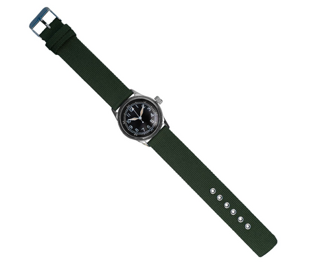 Zegarek służbowy US Army Service Watch A-11, parciany pasek - replika