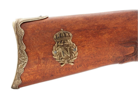 FLINTLOCK RIFLE, FRANCE 1807 non-firing replica - repro