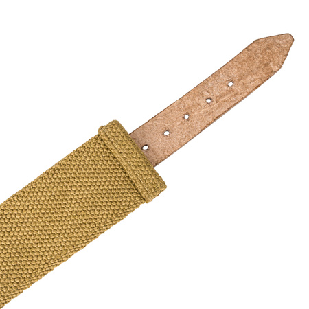 M43/M44 WH/SS canvas trouser belt - reproduction