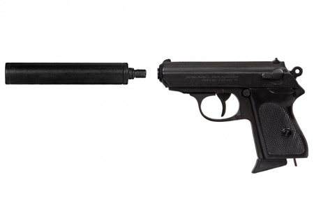 Walther PPK non-firing replica with silencer