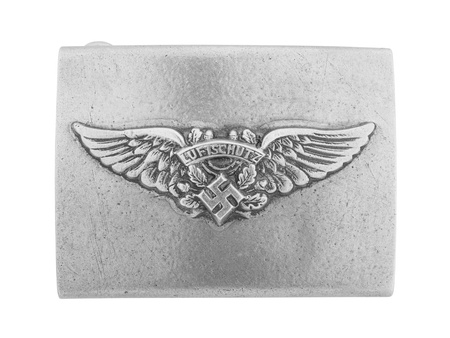 Luftschutz Koppelschloss - aluminum belt buckle - repro