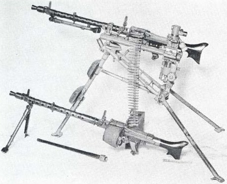 Wooden stock for MG 34 - replica