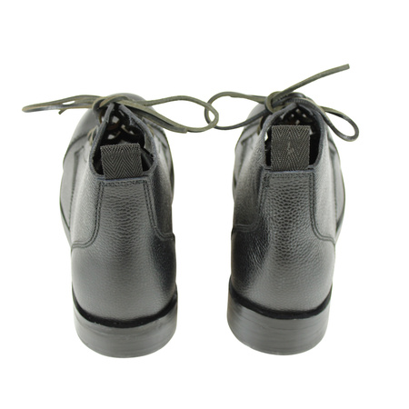 British Ammo Boots - black leather service shoes - repro