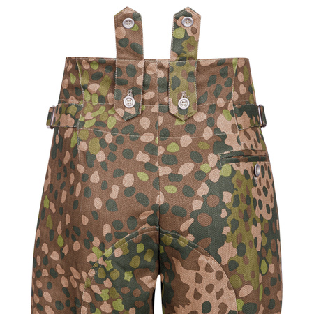 M44 Erbsentarn field trousers - pea dot - repro
