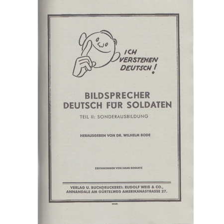 Bildsprecher deutsch für soldaten, Teil II - repro