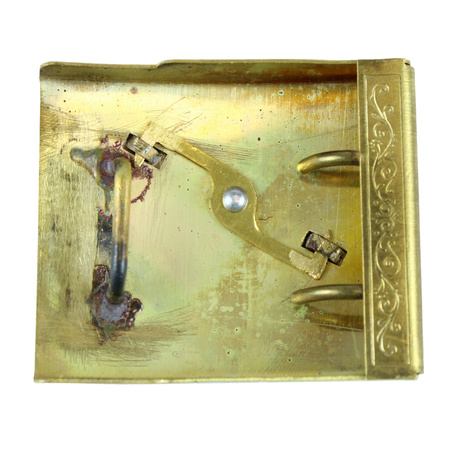 M15 officers belt buckle, Koppelschloss, double emblem - repro