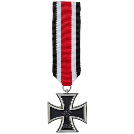 Iron Cross 2nd Class 1939 with ribbon, antiqued - repro