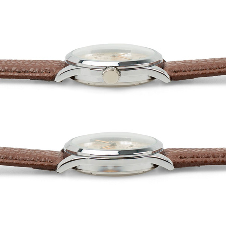 German Kriegsmarine service watch, brown strap - Ailager® replica
