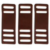 Reinforcement slides for straps of Gasmask can - brown, plain