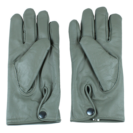 Summer gray leather field gloves - replica