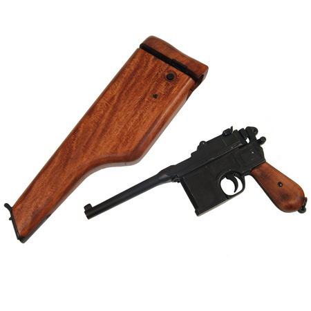 Mauser C96 with wooden stock-holster - non-firing replica