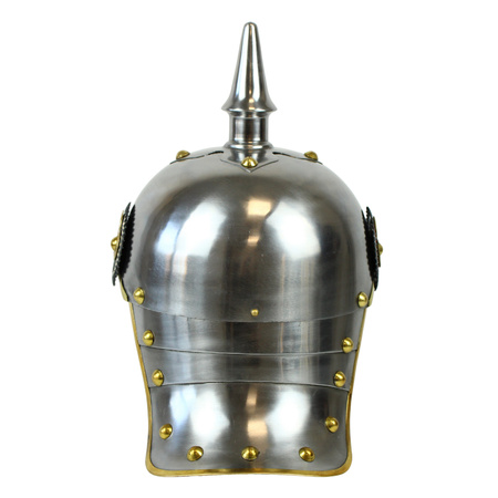Cuirassier Pickelhaube, Silver - German Kingdom of Prussia cavalry helmet