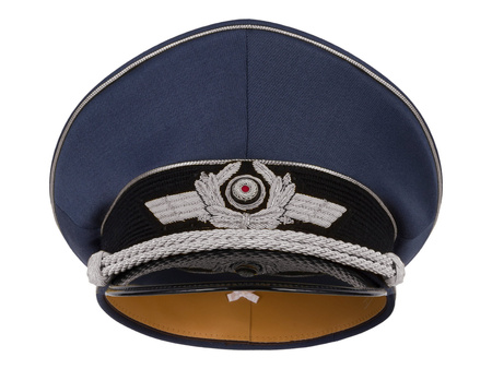 EREL Luftwaffe Offiziers Schirmmütze - gabardine - repro