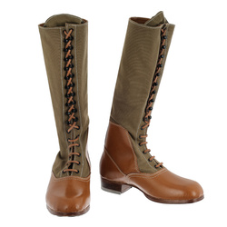 Tropenstiefel, buty tropikalne sznurowane, wysokie - replika