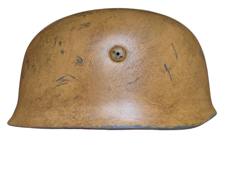 Hełm spadochronowy Stahlhelm M38 LW  piaskowy, mocno postarzony