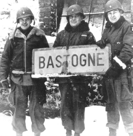 Znak drogowy BASTOGNE - replika