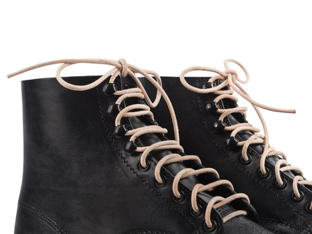 Schnurschuhe M37 - German ankle boots - repro - blackened