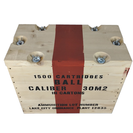 Drewniana skrzynka Cartridges Cal.30 - replika