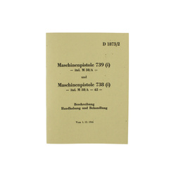 Die Maschinenpistole 739(i) 738(i) Beschreibung und Handhabung