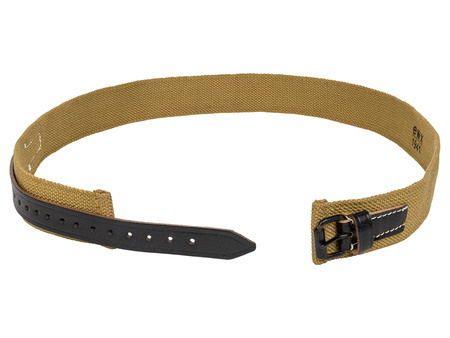 M43/M44 WH/SS canvas trouser belt - reproduction