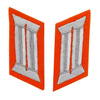 Gendarmerie officer collar tabs - orange