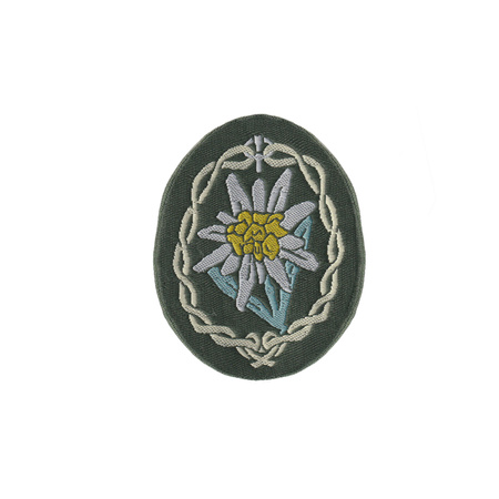 Obszycie Gebirgsjäger, BeVo, feldgrau - złożona