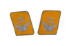 LW flying servicemen collar tabs - Oberleutnant  - pair - repro