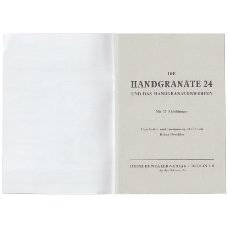 Die Handgranate 24 manual - repro